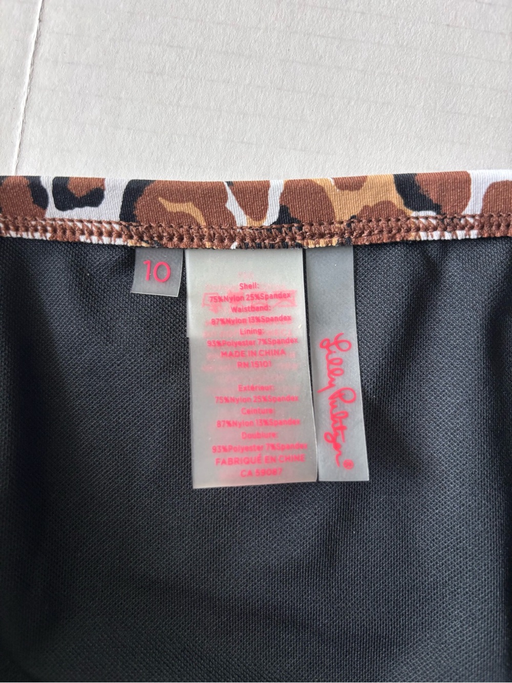 Lilly Pulitzer Valyn Animal Print High Rise Bikini Bottom Only Women’s 10 NWOT - Picture 5 of 12